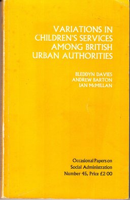 Variations in Children's Services among British Urban Authorities