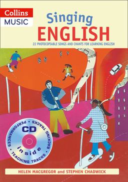 Singing Languages - Singing English (Book + Audio): 22 Photocopiable Songs and Chants for Learning English