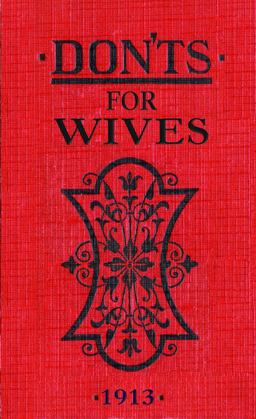 Don'ts for Wives  9780713687903 Front Cover