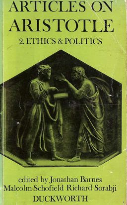 Articles on Aristotle