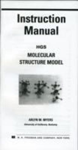 HSG Molecular Structure Model Set 2nd 9780716748229 Front Cover