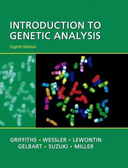 Introduction to Genetic Analysis 8th 9780716749394 Front Cover