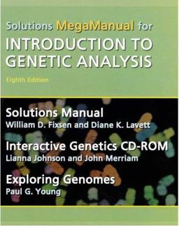 Introduction to Genetic Analysis Solutions MegaManual and Interactive Genetics CD-ROM