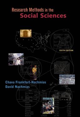 Research Methods in Social Sciences and General Social Survey 1996 Data Bank 6th 9780716795575 Front Cover