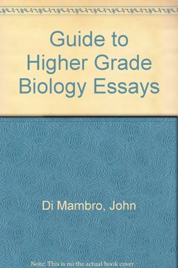Guide to 'H' Grade Biology Essays