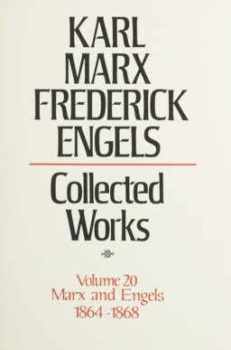 Collected Works of Karl Marx and Friedrich Engels, 1864-68