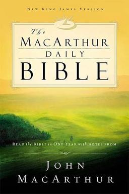 MacArthur Daily Bible Read the Bible in One Year, with Notes from John MacArthur  9780718006396 Front Cover