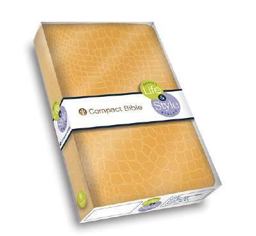 Nelson's Life and Style Compact Bible - Crocodile Yellow