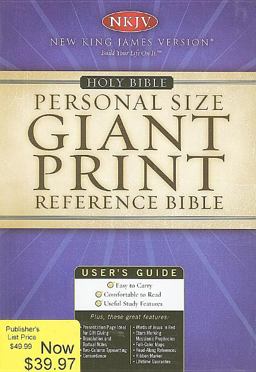 Personal Size Giant Print Reference Bible