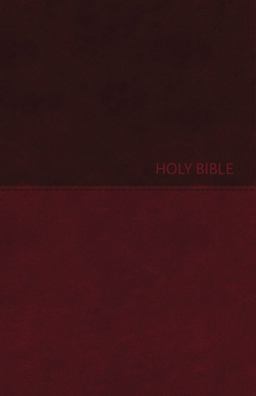 NKJV Value Thinline Bible Red Letter Edition [Large Print, Burgandy]