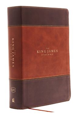 King James Study Bible, Full-Color Edition [Brown]  9780718079826 Front Cover