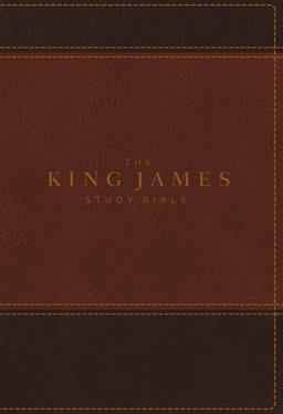King James Study Bible, Indexed, Full-Color Edition [Brown]  9780718079918 Front Cover