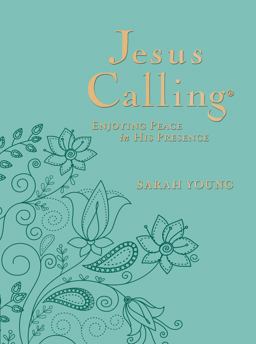 Jesus Calling, Large Text Teal Leathersoft, with Full Scriptures