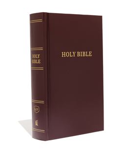 KJV, Pew Bible, Large Print, Red Letter Edition [Burgundy]