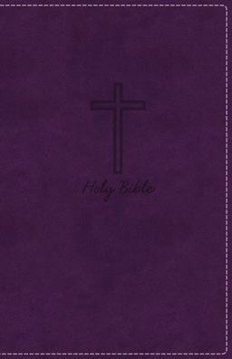 KJV Deluxe Gift Bible, Purple Leathersoft, Red Letter, Comfort Print