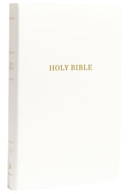KJV Gift and Award Bible, Red Letter Edition [White]  9780718097936 Front Cover