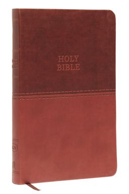 KJV, Value Thinline Bible, Standard Print, Red Letter Edition [Brown]