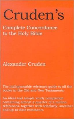 Cruden's Complete Concordance to the Holy Bible  9780718823405 Front Cover