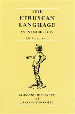 Etruscan Language An Introduction 2nd 9780719055409 Front Cover