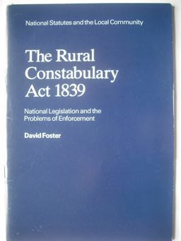 The Rural Constabulary Act 1839