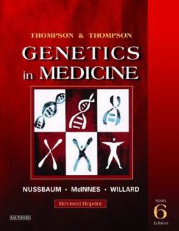 Thompson and Thompson Genetics in Medicine 6th 9780721602448 Front Cover