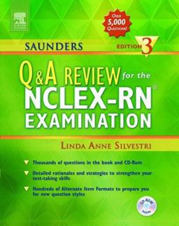 Saunders Q and A Review for the NCLEX-RN Examination 3rd 9780721603520 Front Cover
