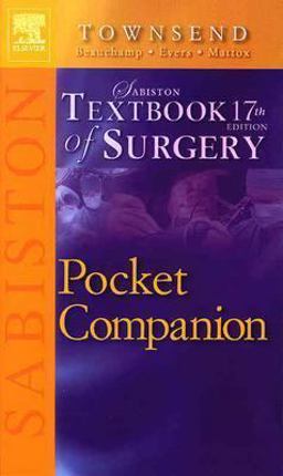 Pocket Companion to Sabiston Textbook of Surgery 17th 9780721604824 Front Cover