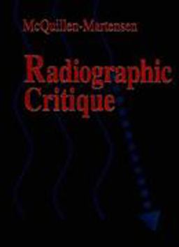 Radiograhic Critique  9780721649788 Front Cover