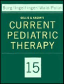 Gellis and Kagan's Current Pediatric Therapy