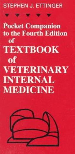Pocket Companion to Textbook of Veterinary Internal Medicine 2nd 1995 9780721657660 Front Cover