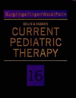 Gellis and Kagan's Current Pediatric Therapy