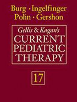 Gellis and Kagan's Current Pediatric Therapy
