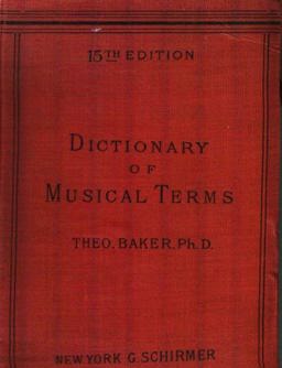 A Dictionary of Musical Terms