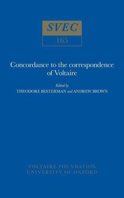 Concordance to the Correspondence of Voltaire