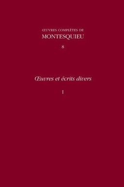 OEuvres et Ecrits Divers: V. 8