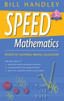 Speed Mathematics 3rd 9780731407811 Front Cover
