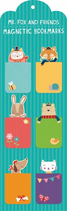 Mr. Fox and Friends Magnetic Bookmarks
