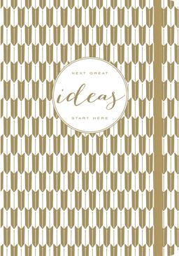 Modern Gold Ideas Gilded Journal