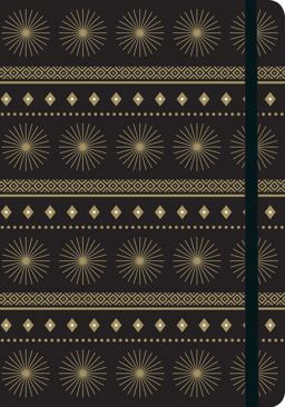 Modern Gold Starburst Gilded Journal