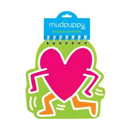Keith Haring Heart Rainbow Notepad