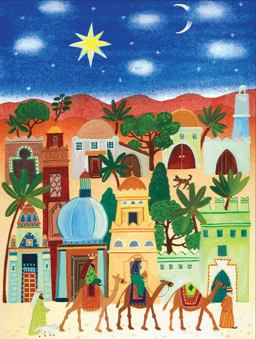 Little Town of Bethlehem Boxed Holiday Full Notecards