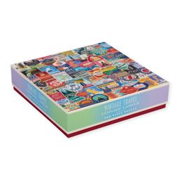 Vintage Travel Luggage Labels 500 Piece Puzzle