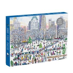 Michael Storrings Winter in Central Park 1000 Piece Puzzle
