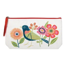 Avian Friends Embroidered Handmade Pouch  9780735350762 Front Cover