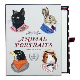 Berkley Bestiary Animal Portrait Greeting Card Assortment  9780735350991 Front Cover