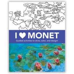I Heart Monet Activity Book 2017 9780735352193 Front Cover
