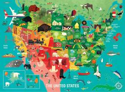 The United States 1000 Piece Family Puzzle