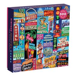 Vintage Motel Signs 500 Piece Puzzle 2018 9780735353275 Front Cover