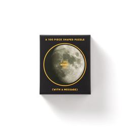 I Just Mooned You 100 Piece Mini Shaped Puzzle I Just Mooned You 100 Piece Mini Shaped Puzzle