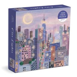City Lights 1000 Pc Puzzle in a Square Box